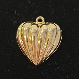Vtg Nolan Miller Gold Heart Pendant or Charm